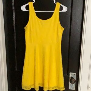 Yellow lace sundress, medium